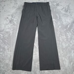 Paskho Tech Travel Pants Women’s Small Gray Wide Leg Drawstring